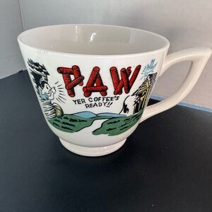 Vintage Comic Style Mug - White